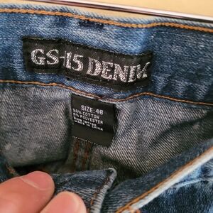 GS-15 Denim Men's Relaxed Jeans - Blue